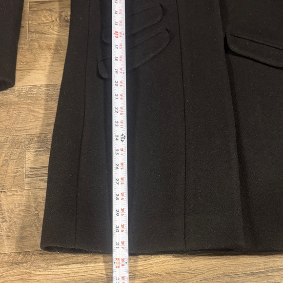 J. Crew “Italian Stadium Cloth Nello Gori” Black Coat - Size 2P - Picture 10 of 10